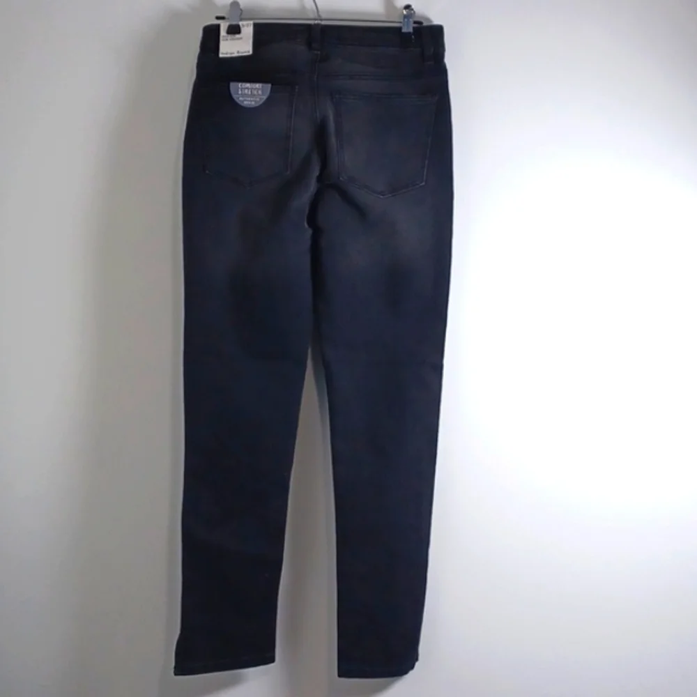 Size 5 faded black jeans "Comfort Stretch, Slim Through Hips" denim pants Basic_6